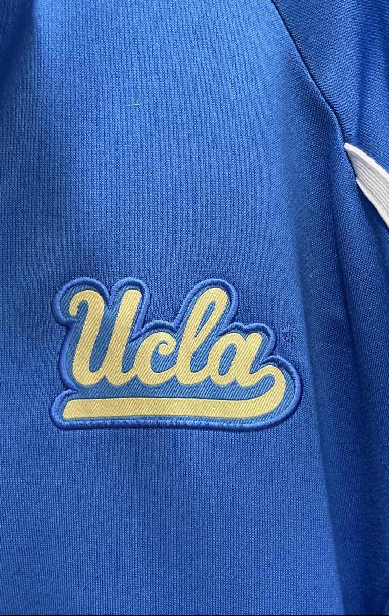 Adidas Men's UCLA Bruins Quarter Zip Pullover Jacket Blue Climalite Sz 2XL