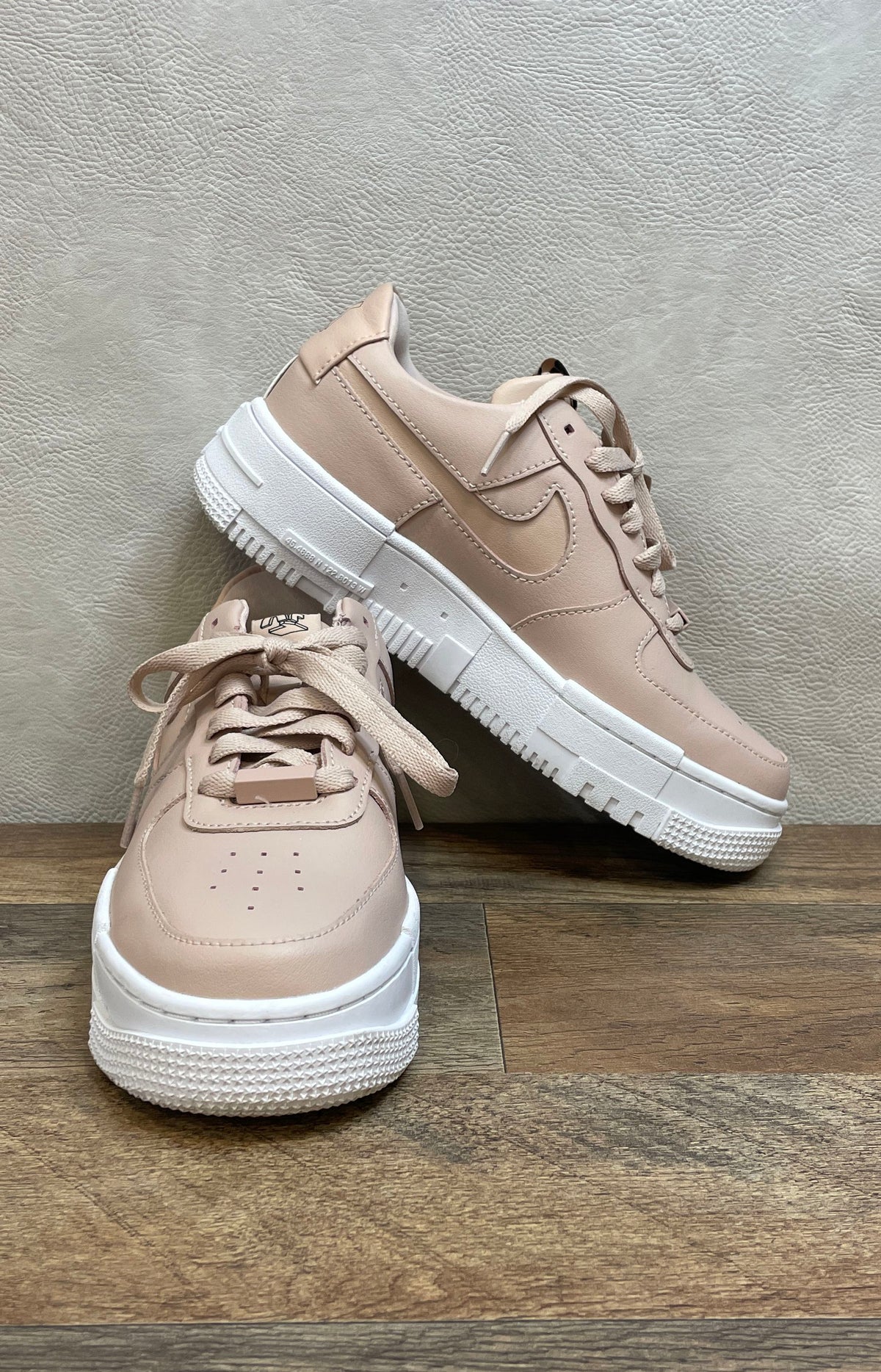 Nike Air Force 1 Pixel Particle Beige Pink Women's Sneakers Size 7