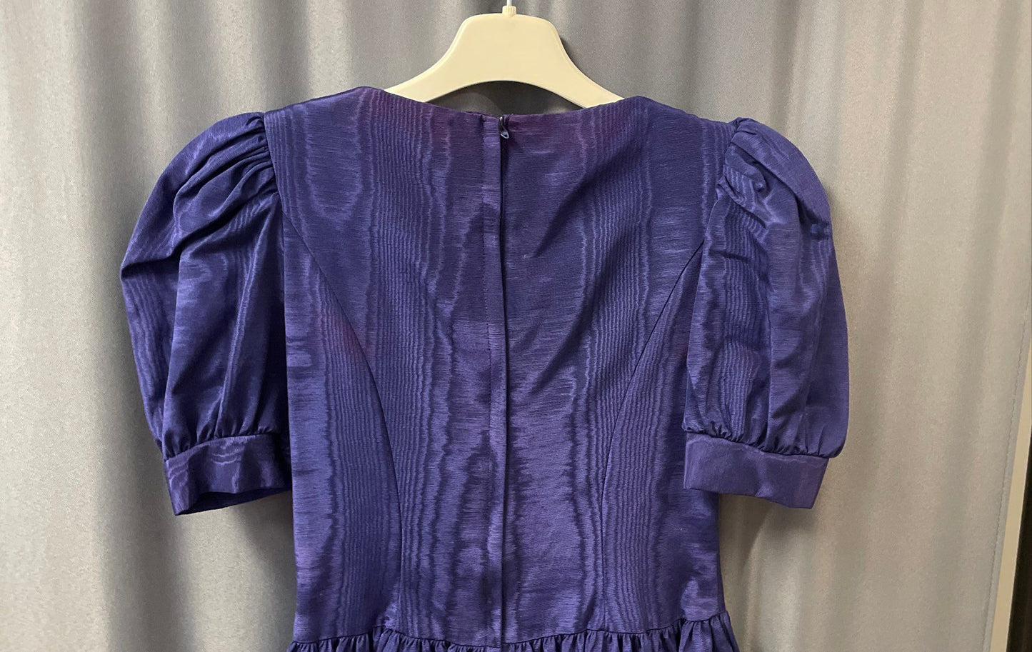Vintage 90s Jessica McClintock Gunne Sax Women's Violet Lace Collar Dress Sz 7/8