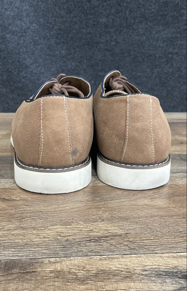 Sonoma Goods For Life Brown Woven Fabric Men's Oxford Shoes Size 13