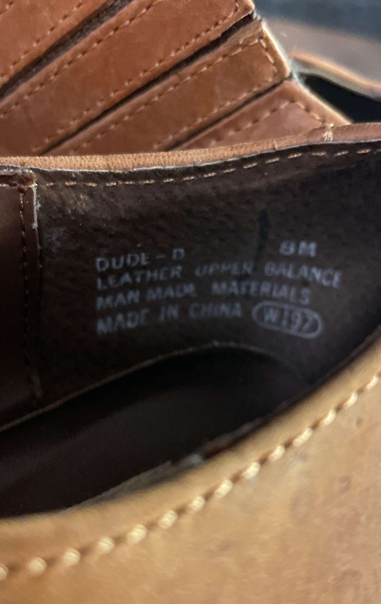 Maine Woods Dude-D Brown Leather Western Slip-on Ankle Boots Women's Size 8M