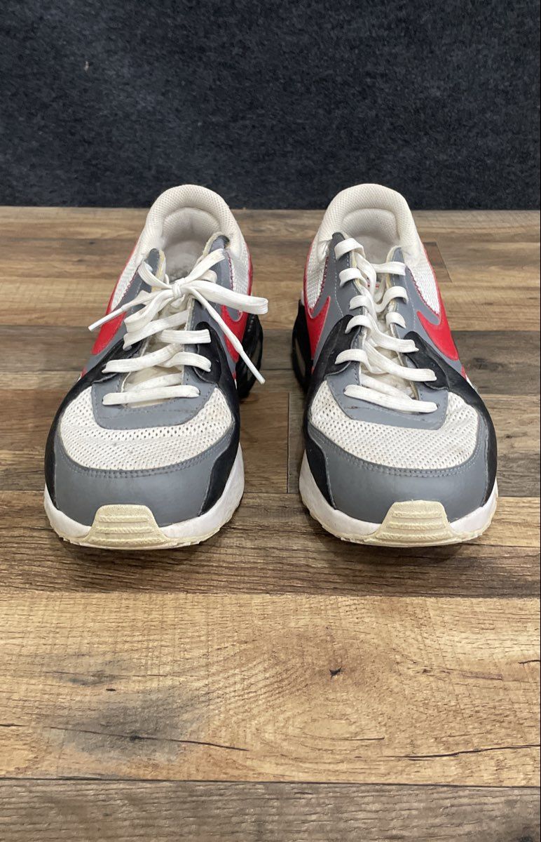 Nike Air Max Excee White Black University Red Sneakers Men's Size 9.5