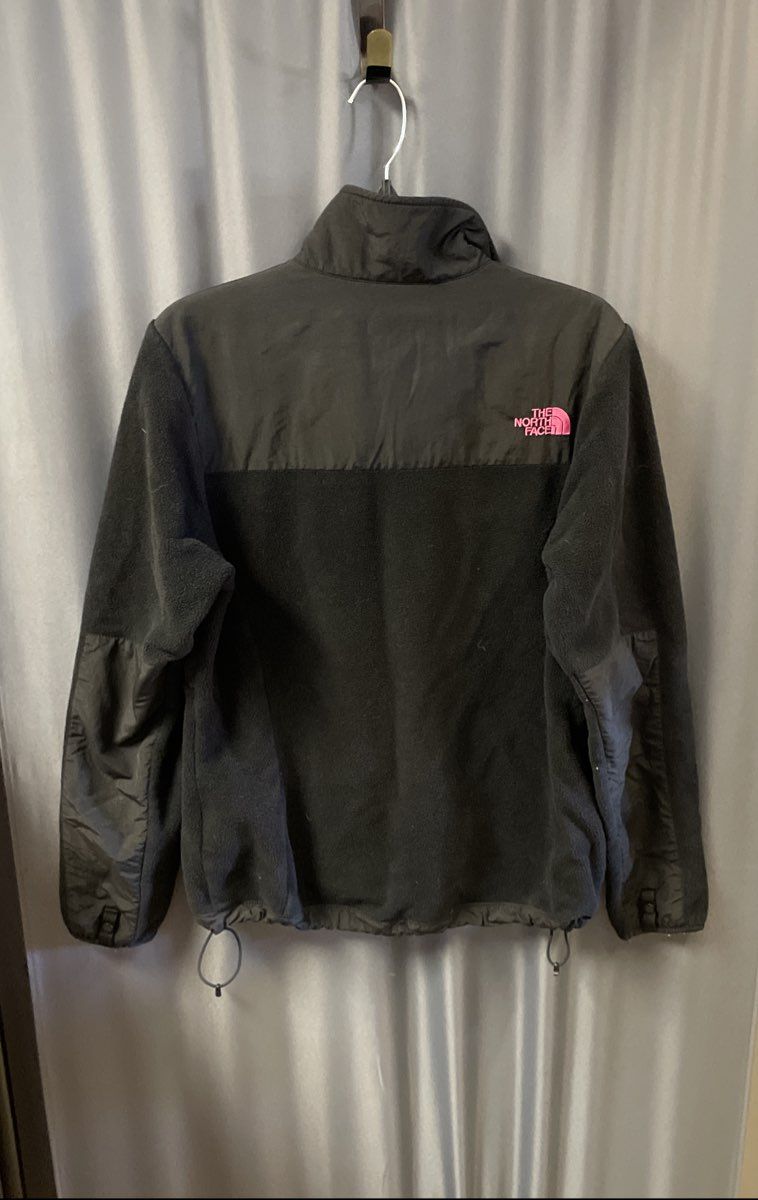 The North Face Women's Denali Fleece Jacket Black Breast Cancer Pink Sz M