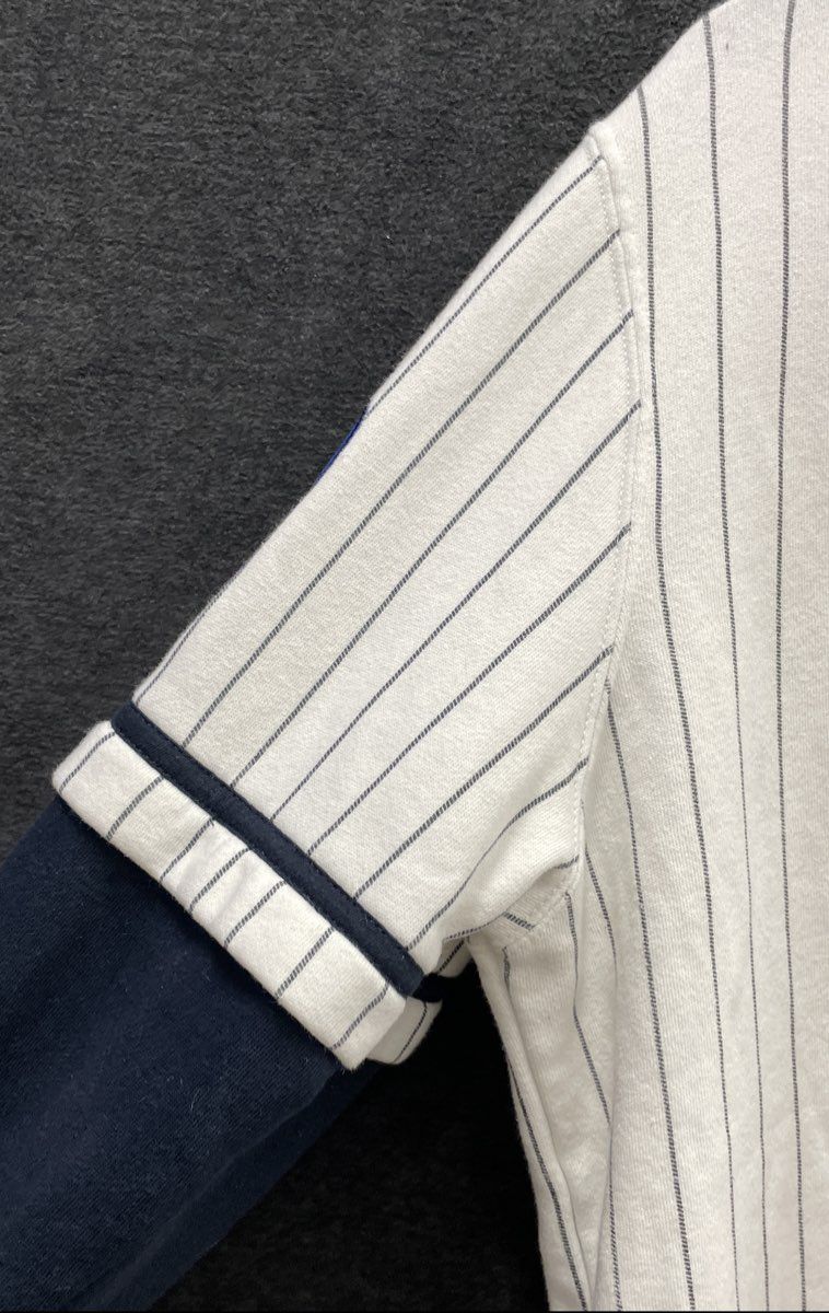 '47 Men's Duke University Blue Devils Pinstripe Jersey Style Hoodie Sz M