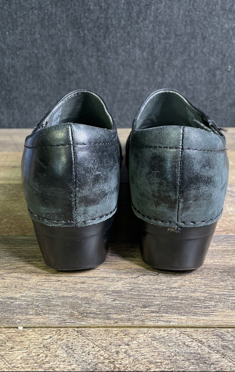 Dansko Stacie Black Leather Clogs Women's Size 38