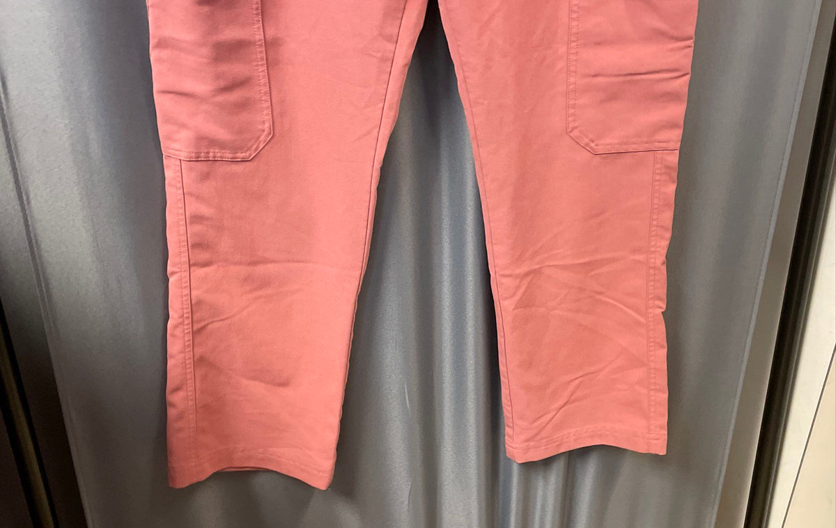 Figs Men's Cairo Cargo Scrub Pants Brick Technical Collection Sz Medium Short