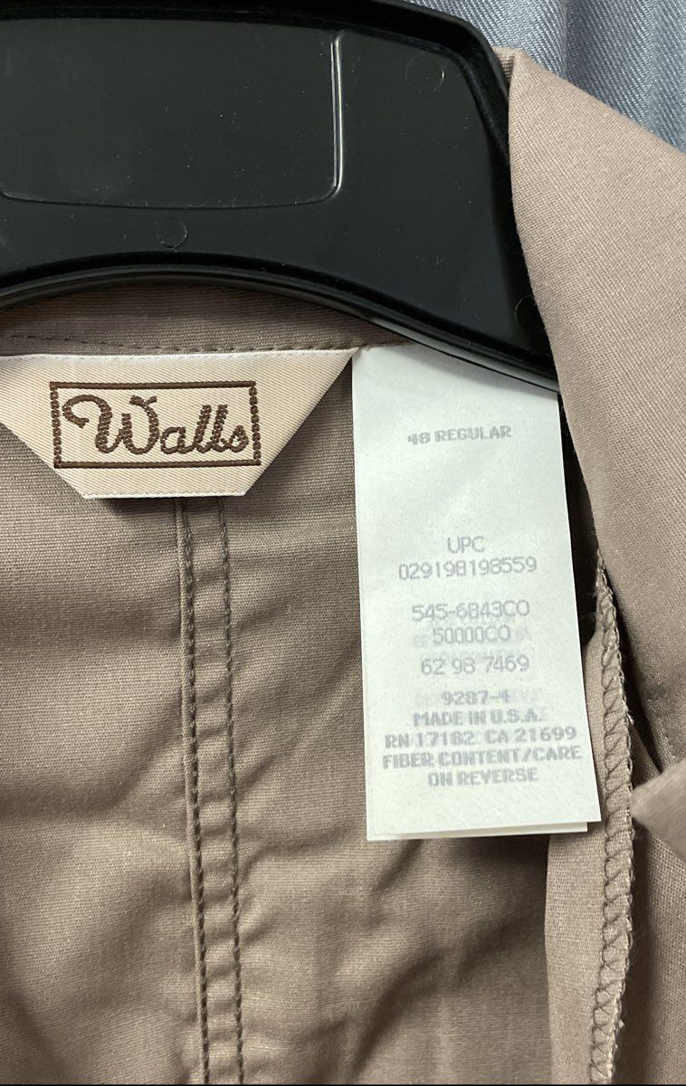Vintage 90s Walls Men's Brown Short Sleeve Belted Coveralls Jumpsuit Sz 48 R NWT