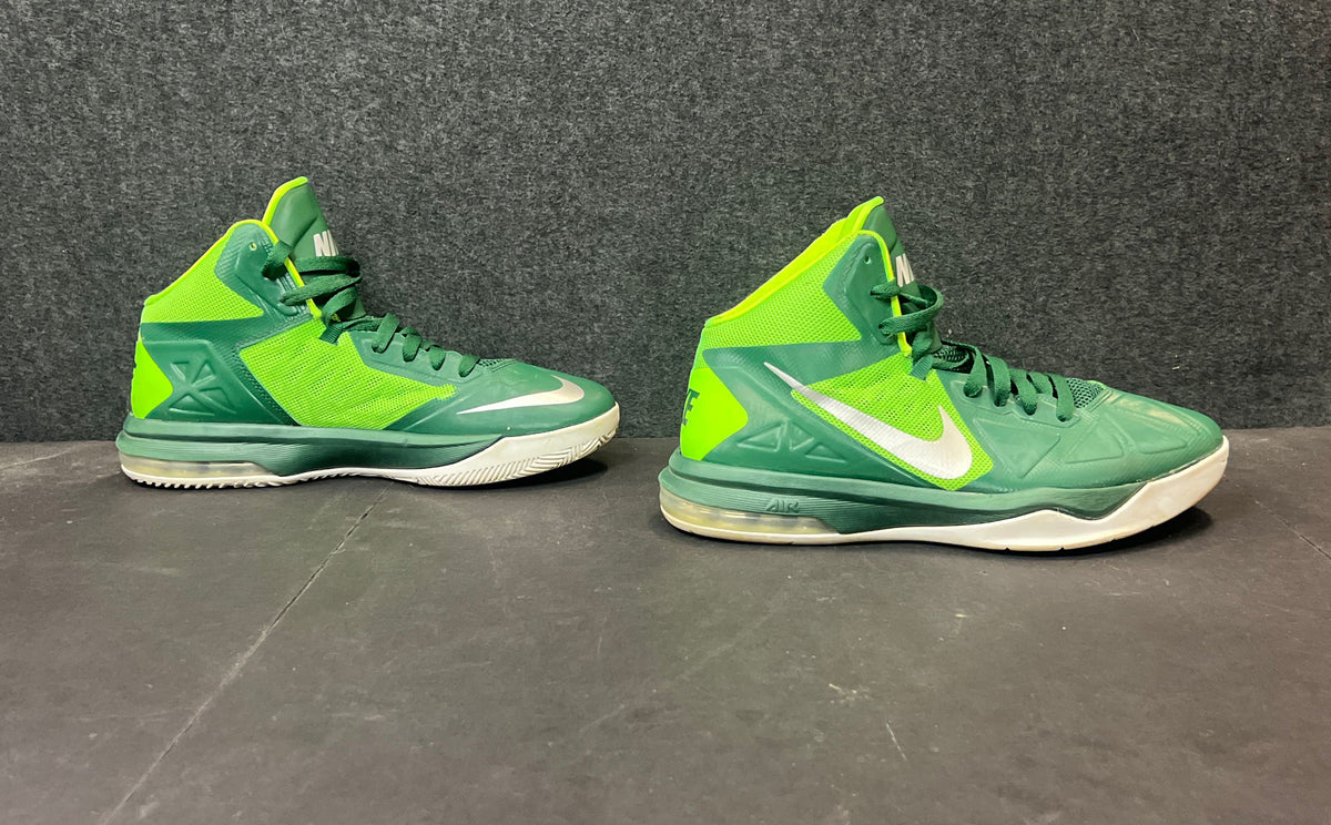 Nike Air Max Stutter Step Green White Basketball Shoes Size 10.5