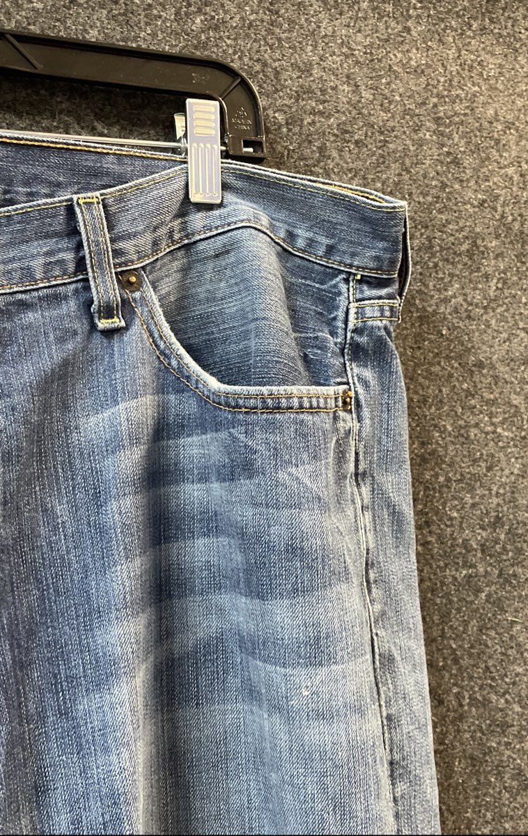 Lucky Brand Men's Blue Jeans Straight Leg Medium Wash Denim Sz 38x36