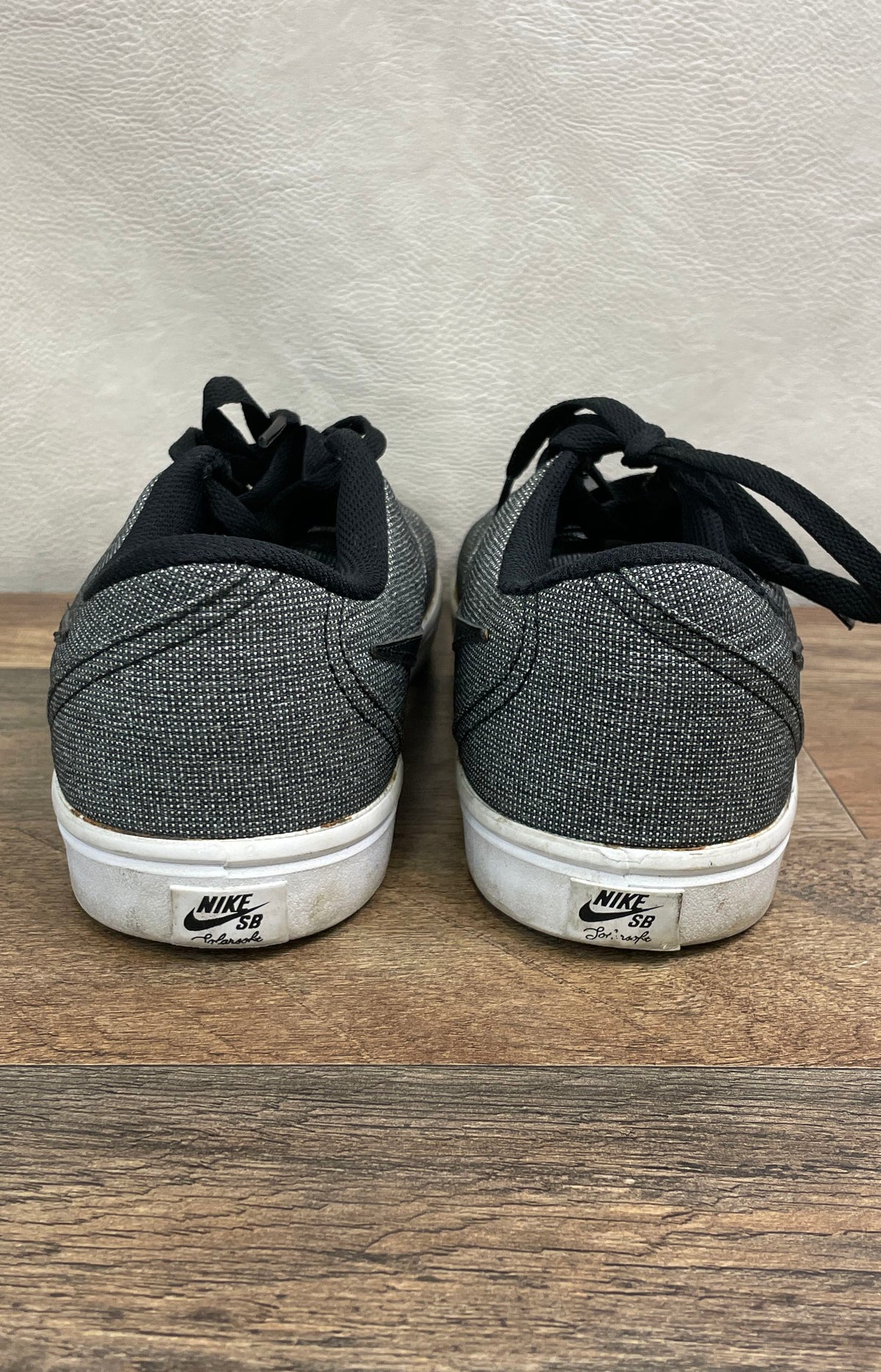 Nike SB Stefan Janoski Canvas Dark Grey Black Skate Shoes Size 10