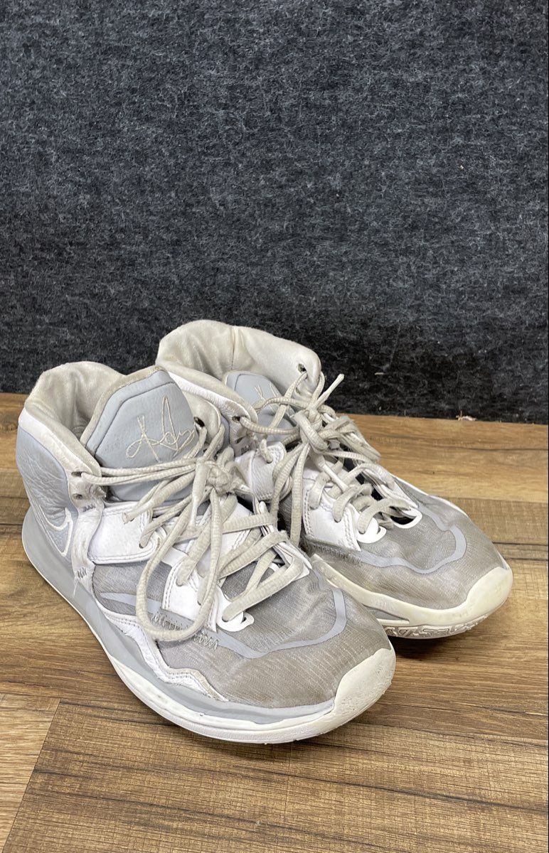 Nike Kyrie Infinity TB Wolf Grey White Basketball Shoes Size 7