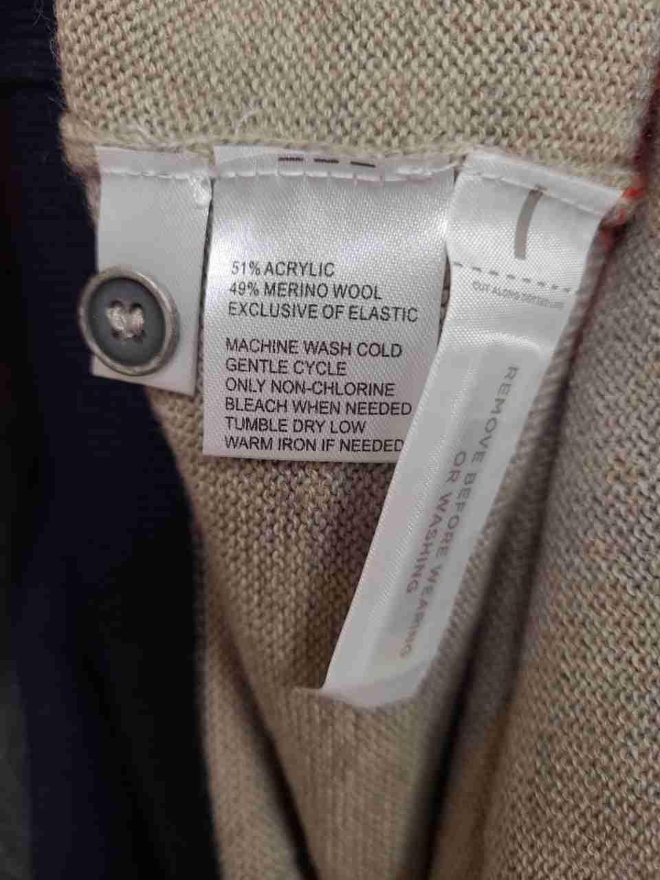 Loft Women's Orange Striped Merino Wool Blend Knit Sweater Dress NWT Sz L