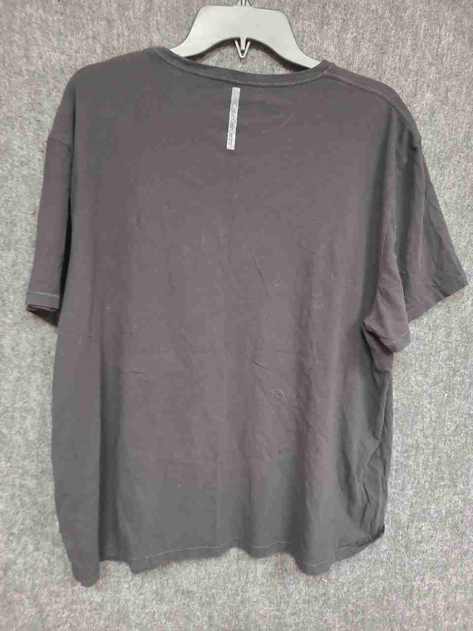 Calvin Klein Jeans Men's Black Logo Graphic Short Sleeve Crew Neck T-Shirt Sz L