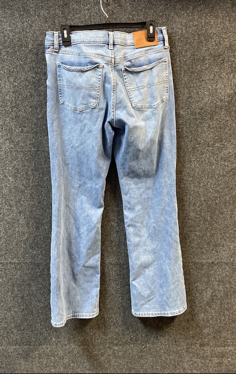 Lucky Brand Women's Jeans Light Wash Blue Button Fly Straight Leg Sz 10/30A
