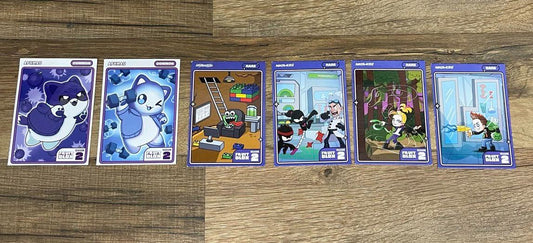 Fruit Blox Season 2 Card Lot (6) Aphmau Ninja Kidz Unspeakable Rare Common