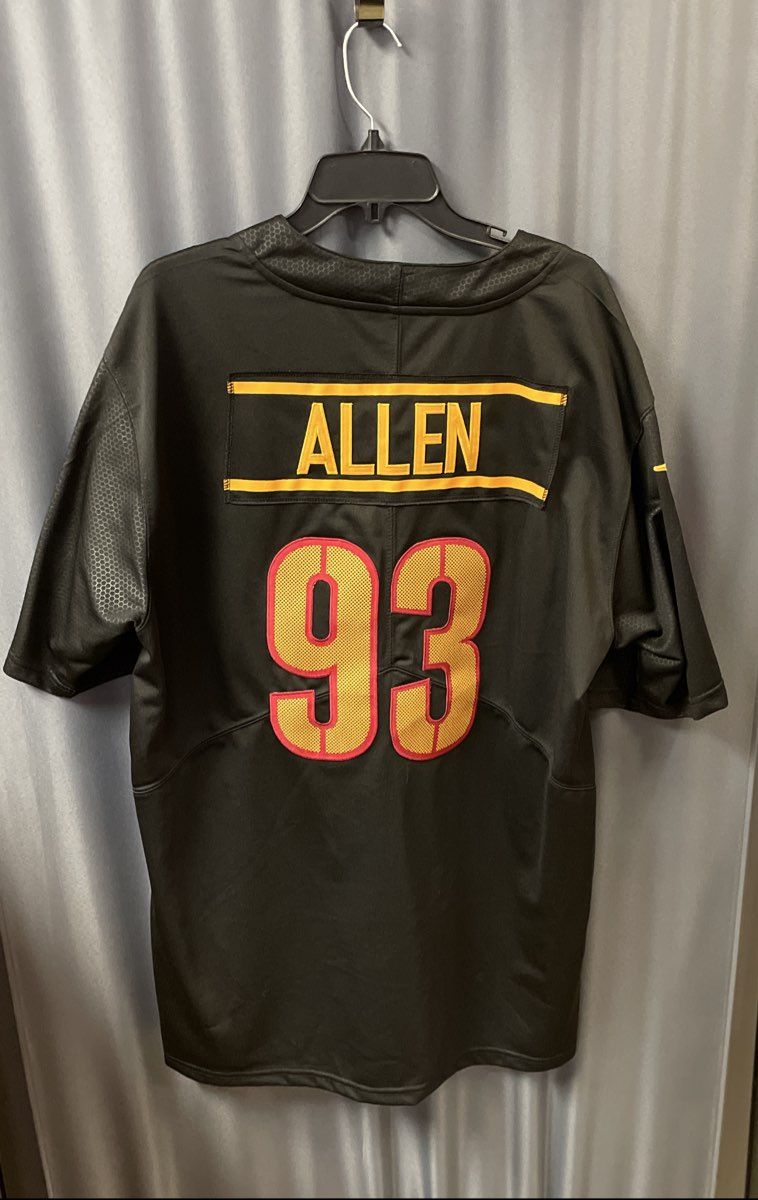 Nike Men's Washington Commanders Jonathan Allen #93 Black NFL Jersey Size L