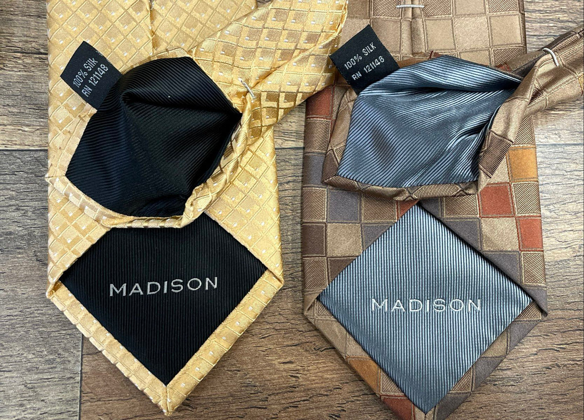 Bill Blass Sean John Madison Men's 100% Silk Neck Ties Mixed Patterns Lot of 5