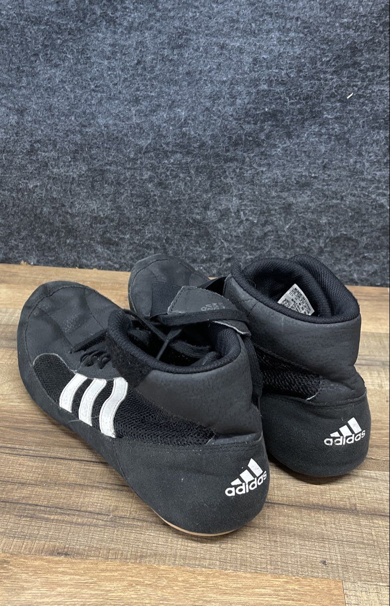 Adidas HVC Black White Men's Wrestling Shoes Size 11.5
