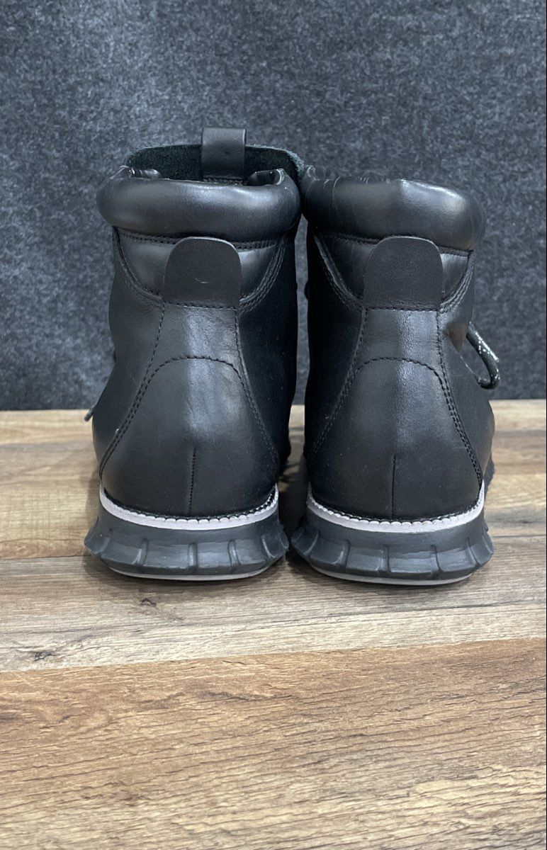 Cole Haan ZEROGRAND Black Leather Hiker Boots Men's Size 11M