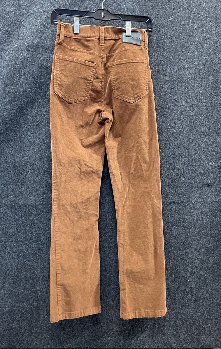 Calvin Klein Jeans Women's Rust Orange Corduroy Stretch 5-Pocket Pants Size 2