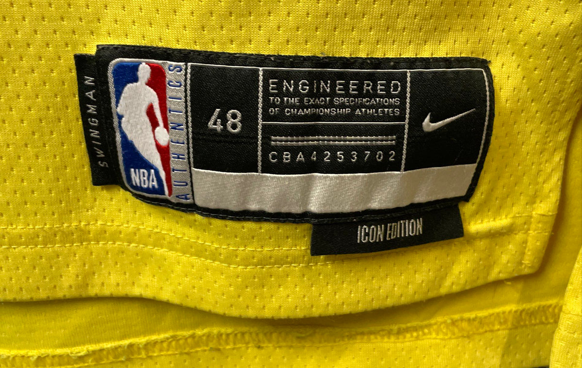 Nike Men's Utah Jazz Donovan Mitchell #45 Swingman Jersey Yellow Icon Edition 48