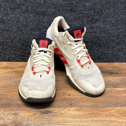 Adidas Dropset Training Off White Red Black Mens Sneakers Size 13