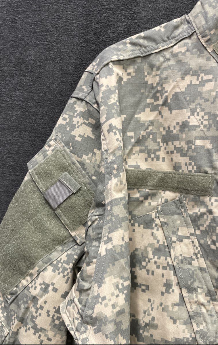 US Army ACU Digital Camo Combat Uniform Coat Shirt Men's XL Regular Vintage 00s