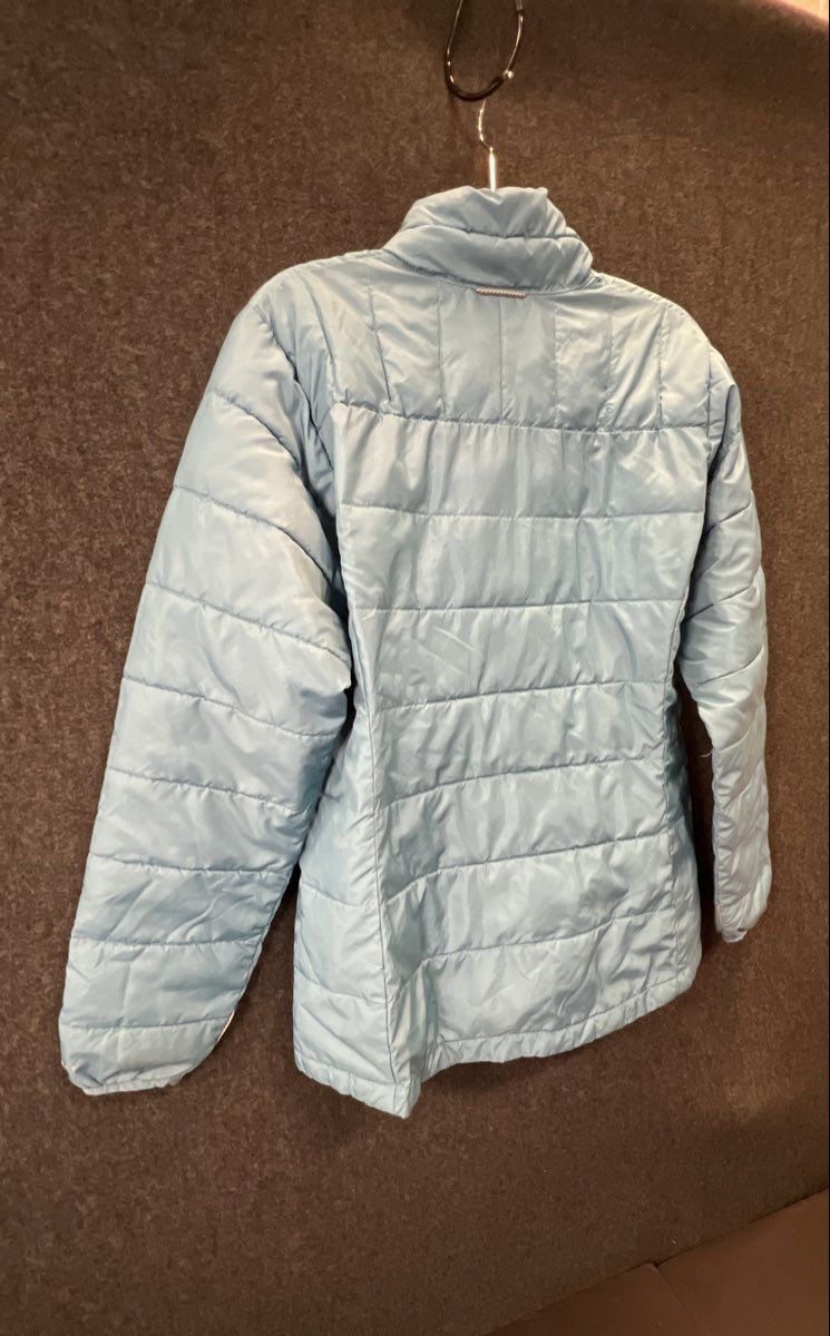 Columbia Women's Light Blue Omni-Heat Interchange Puffer Insulated Jacket Sz M