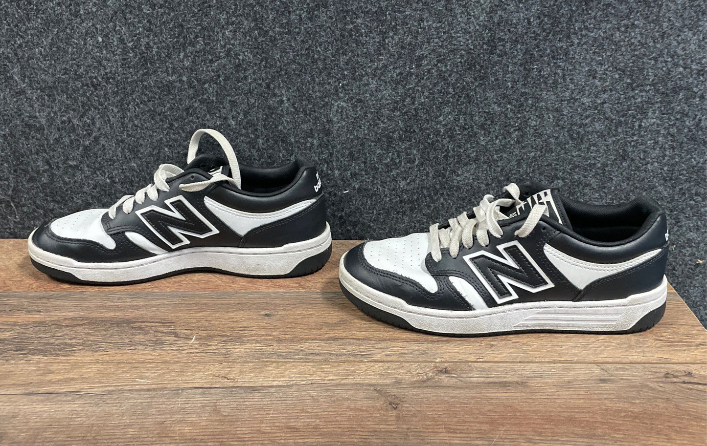New Balance 480 Black White Low Top Lifestyle Sneakers Size 6