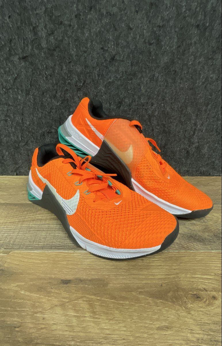 Nike Metcon 7 Total Orange Black Copa Training Shoes Men's Size 7.5