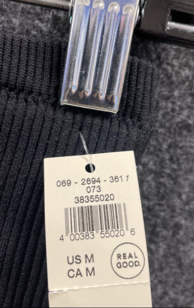 aerie Women's Black Ribbed Bandeau Tube Top NWT Size M
