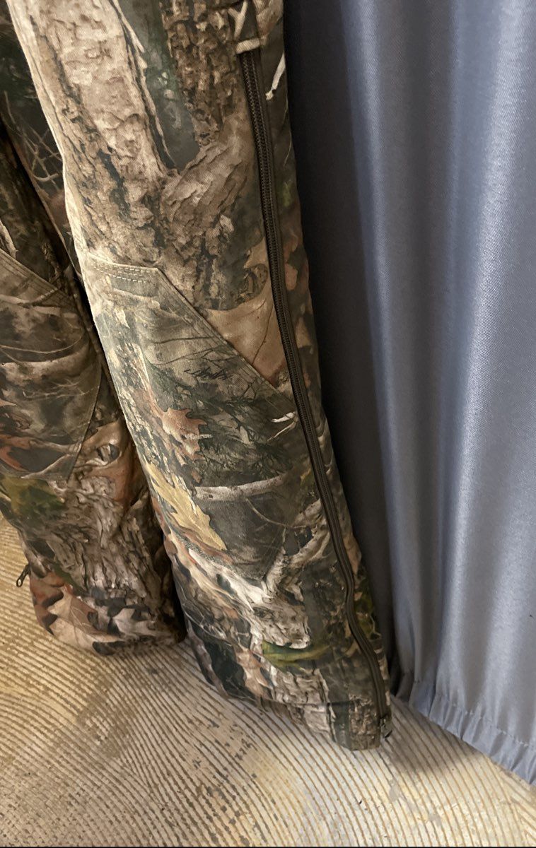 RedHead Men's Silent Hide TrueTimber Camo Hunting Bib Overalls S