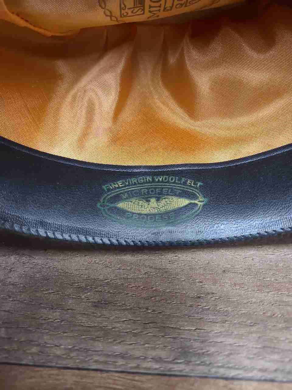 Vintage Microfelt Progress Men's Brown Wool Felt Fedora Hat Sz 6 3/4