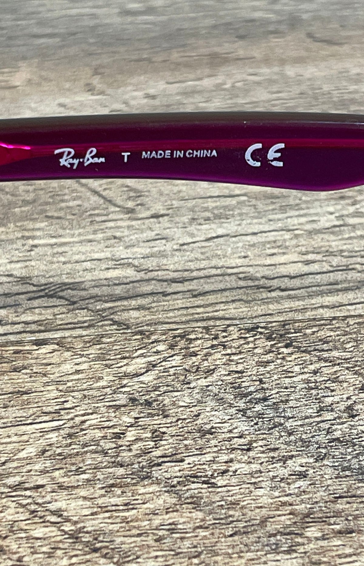 Ray-Ban Kids RB1555 3666 Eyeglasses Violet Purple Square Frames 48-16 130
