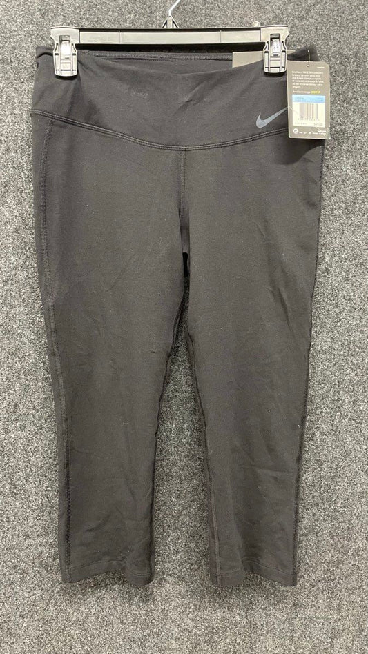 NWT Nike Women's Dri-Fit Capri Leggings Black Training Pants Size M