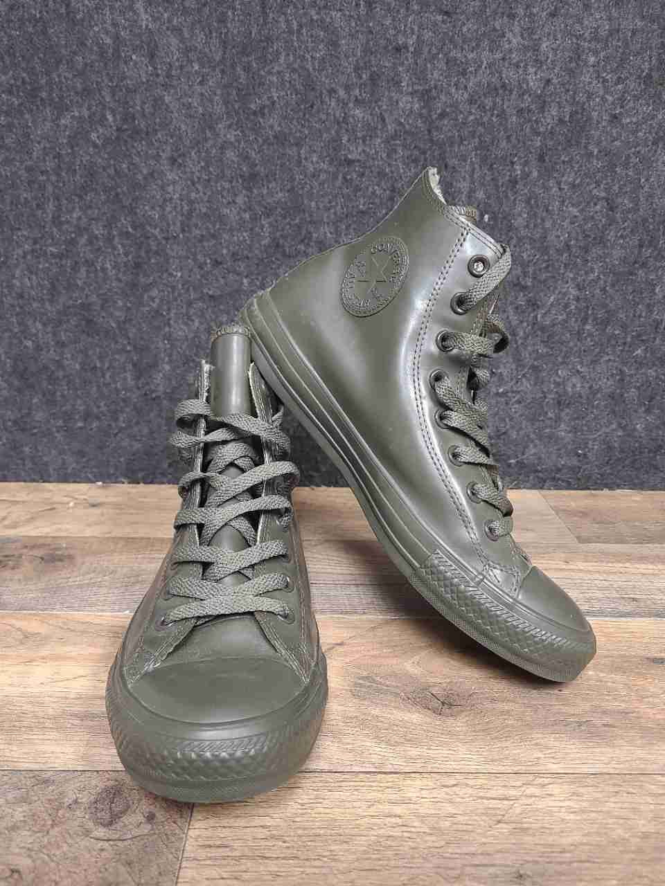 Converse Chuck Taylor All Star Rubber High Top Olive Green Mens 7.5 Womens 9.5