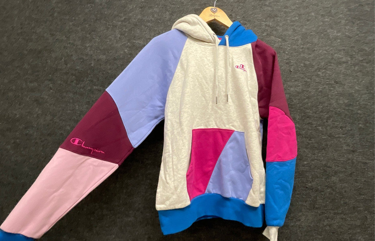 Champion Women's Multicolor Geometric Colorblock Hoodie & Pants Set Sz XS