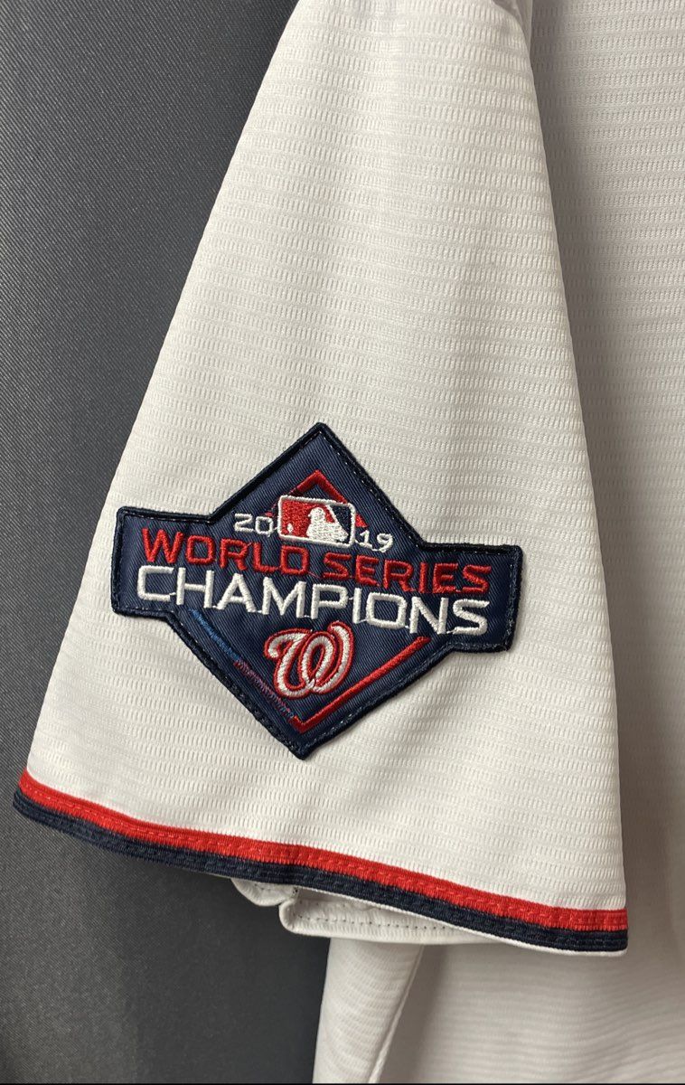 Majestic Men's Washington Nationals Juan Soto 2019 World Series Jersey White XL