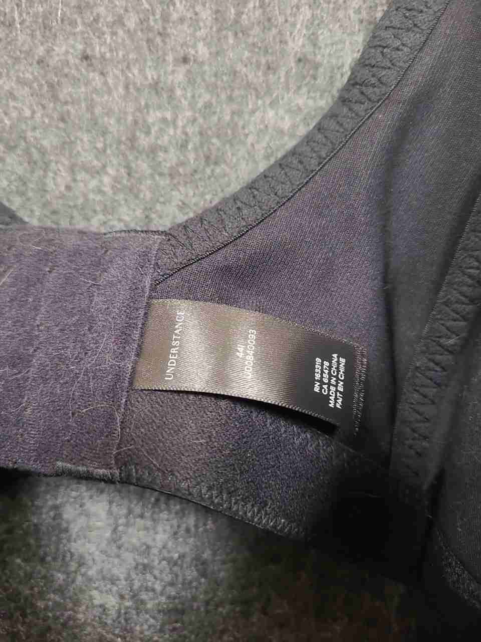 Understance Women's Black Marion Smooth Flexwire Demi Bra Size 44I NWT