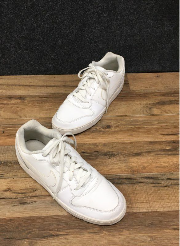Nike Ebernon Low Triple White Lifestyle Sneakers Men's Size 11