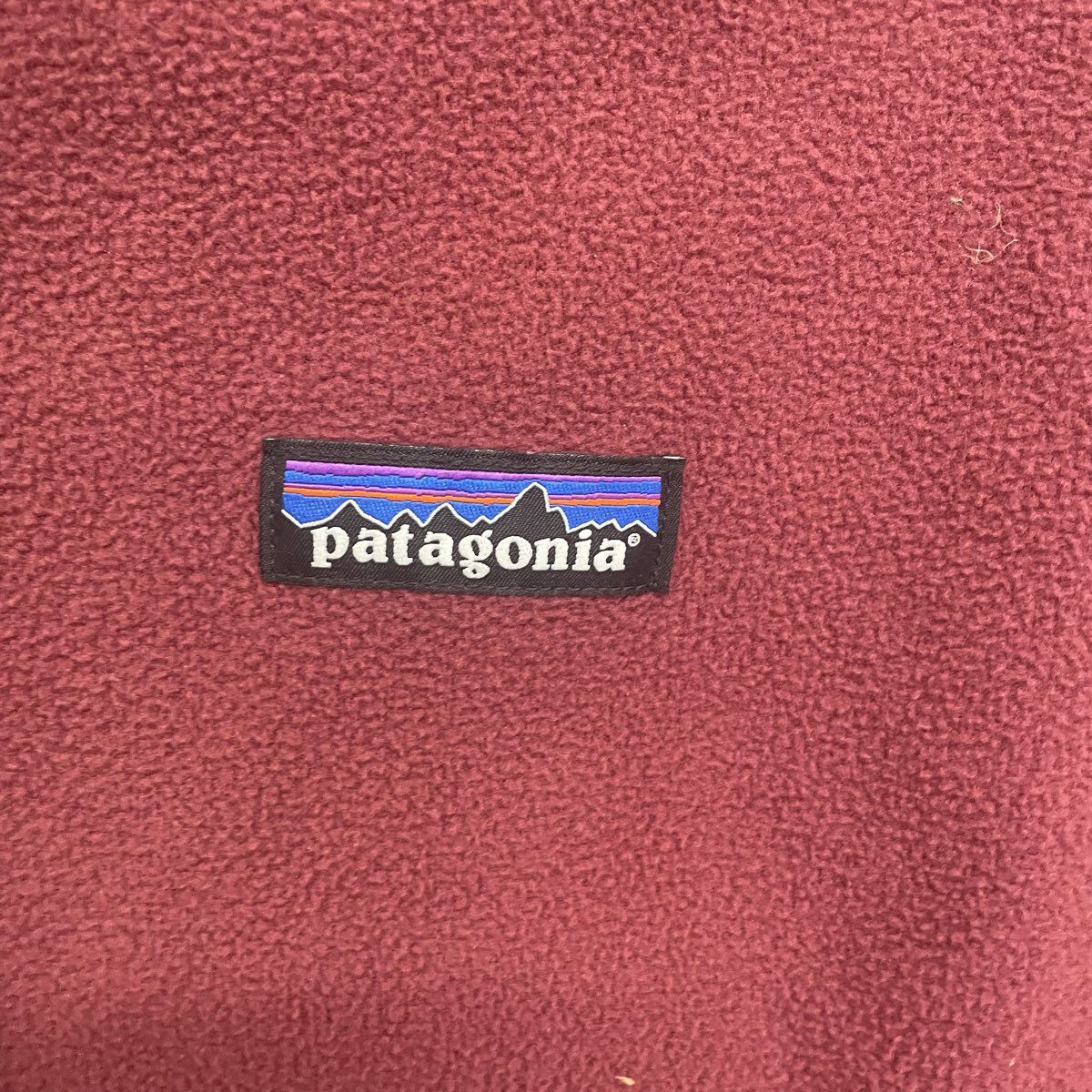 Patagonia Women's Micro D 1/4 Zip Fleece Pullover Maroon Burgundy Sz S
