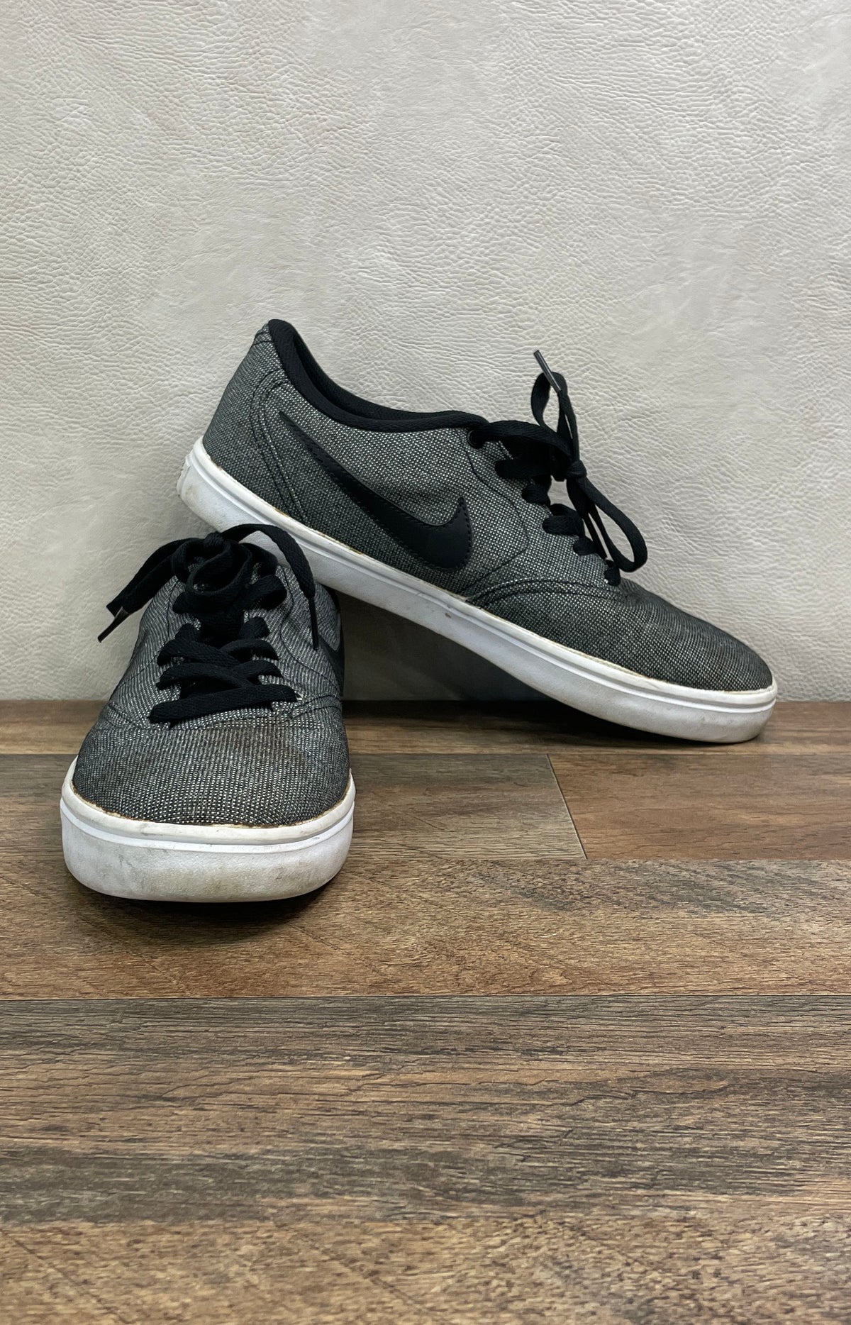 Nike SB Stefan Janoski Canvas Dark Grey Black Skate Shoes Size 10