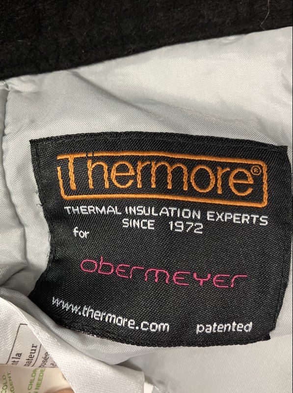 Obermeyer Women's Malta Ski Pants White Floral Thermore Insulated Size 14