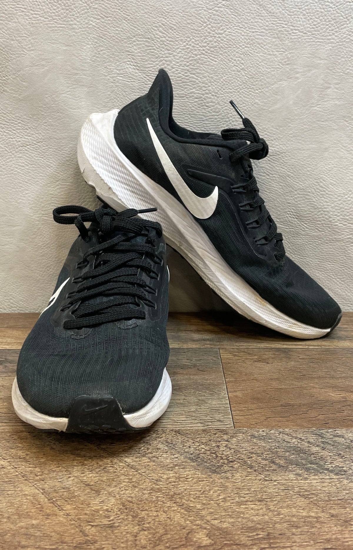 Nike Air Zoom Pegasus 38 Black White Women's Running Shoes Size 6.5