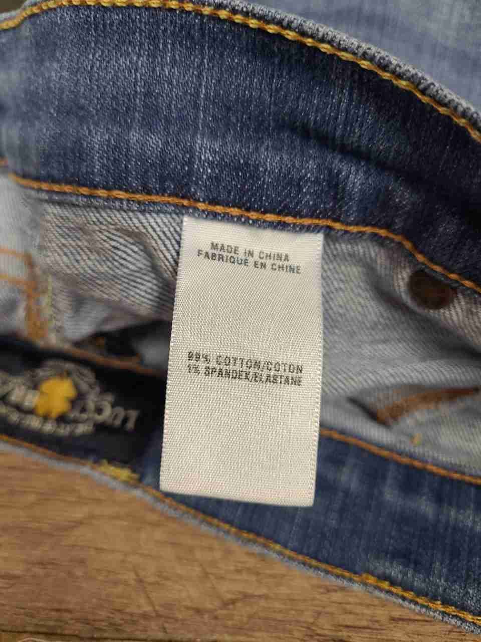 Lucky Brand Women's Blue Straight Leg Stretch Denim Jeans Sz 10/30