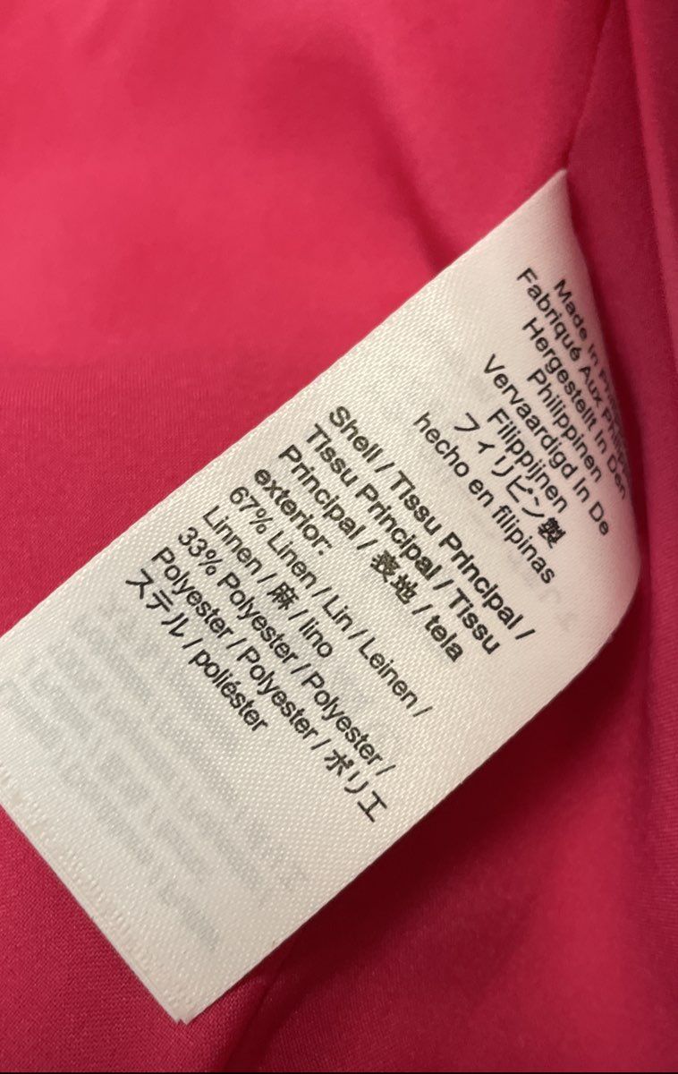 J.Crew Women's Pink Linen Blend Open Front Blazer Contrast Stitch Size 4 NWT