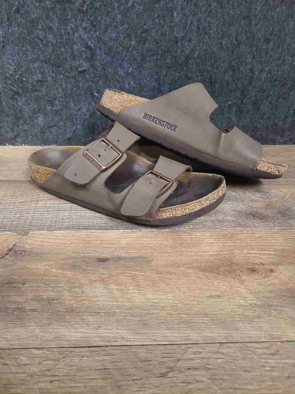 Birkenstock Arizona Mocha Brown Two Strap Comfort Sandals EU 39 Women's 8
