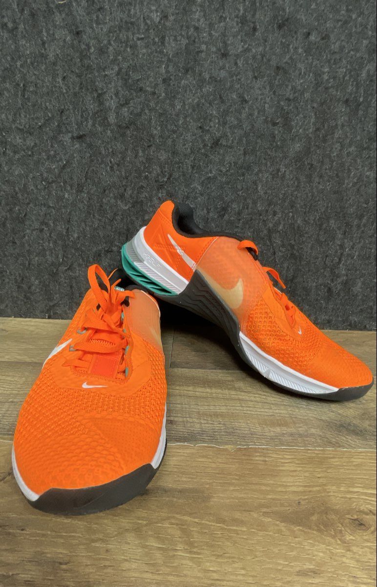 Nike Metcon 7 Total Orange Black Copa Training Shoes Men's Size 7.5
