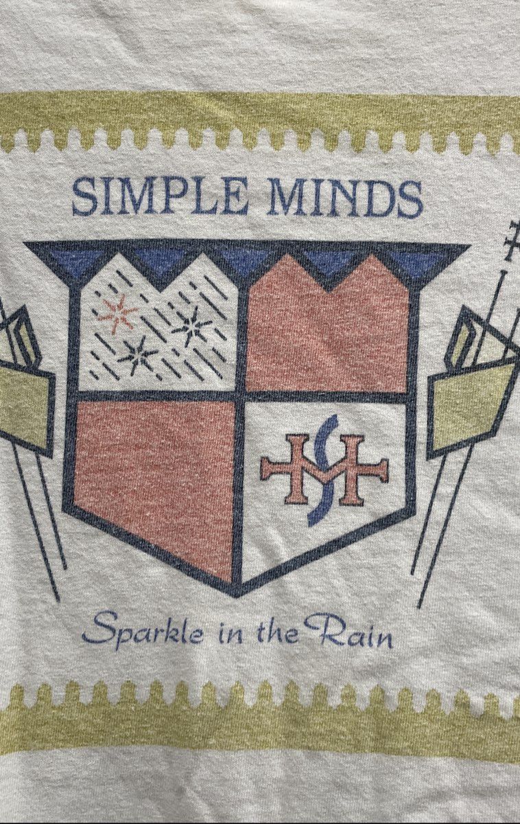 Simple Minds Sparkle in the Rain Album Graphic T-Shirt Reprint Gildan Sz XL