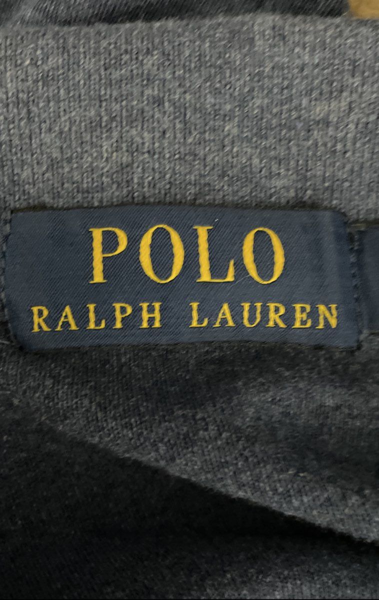 Polo Ralph Lauren Men's Blue Heathered Short Sleeve Polo Shirt Red Pony Sz XL